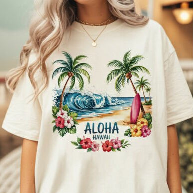 Aloha Hawaii DTF Transfer