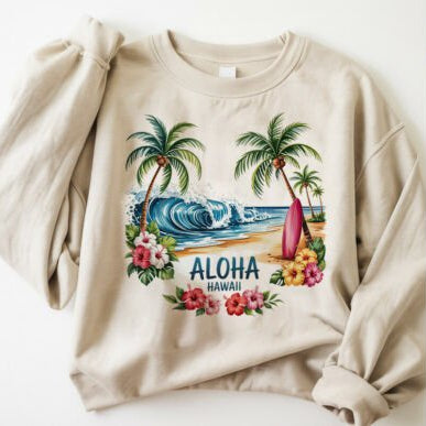 Aloha Hawaii DTF Transfer