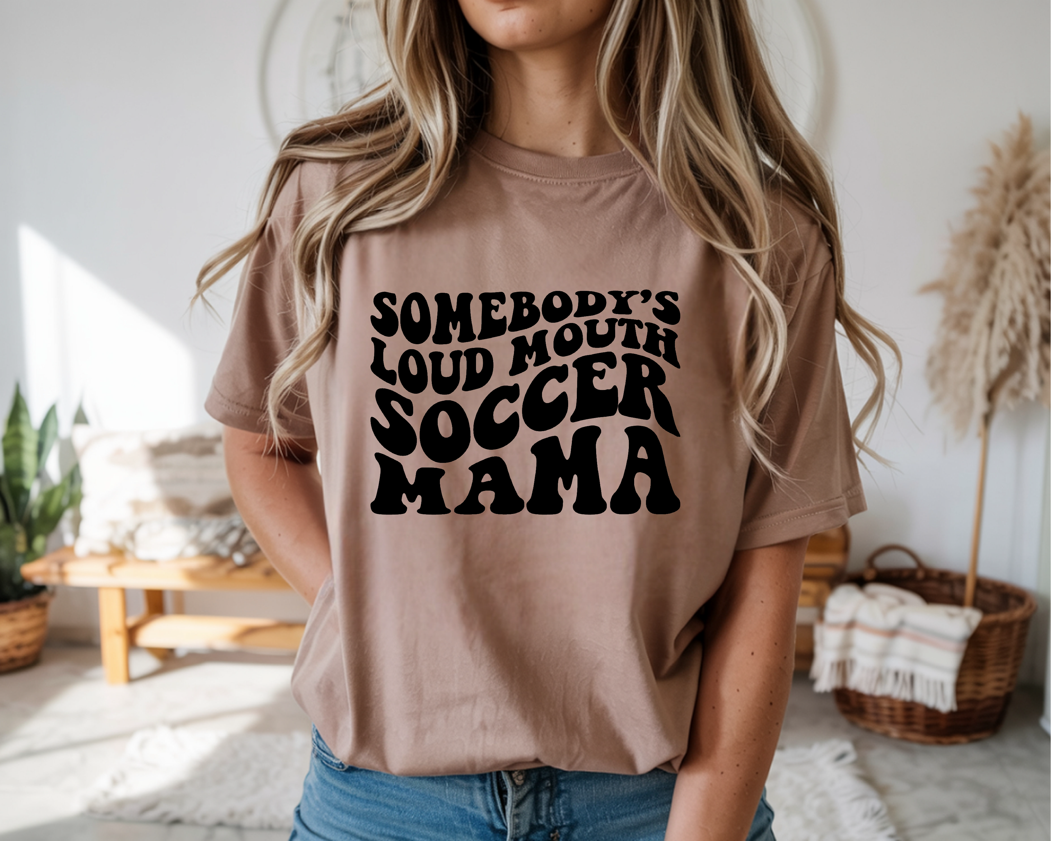 Somebody’s Loud Mouth Soccer Mama DTF Transfer