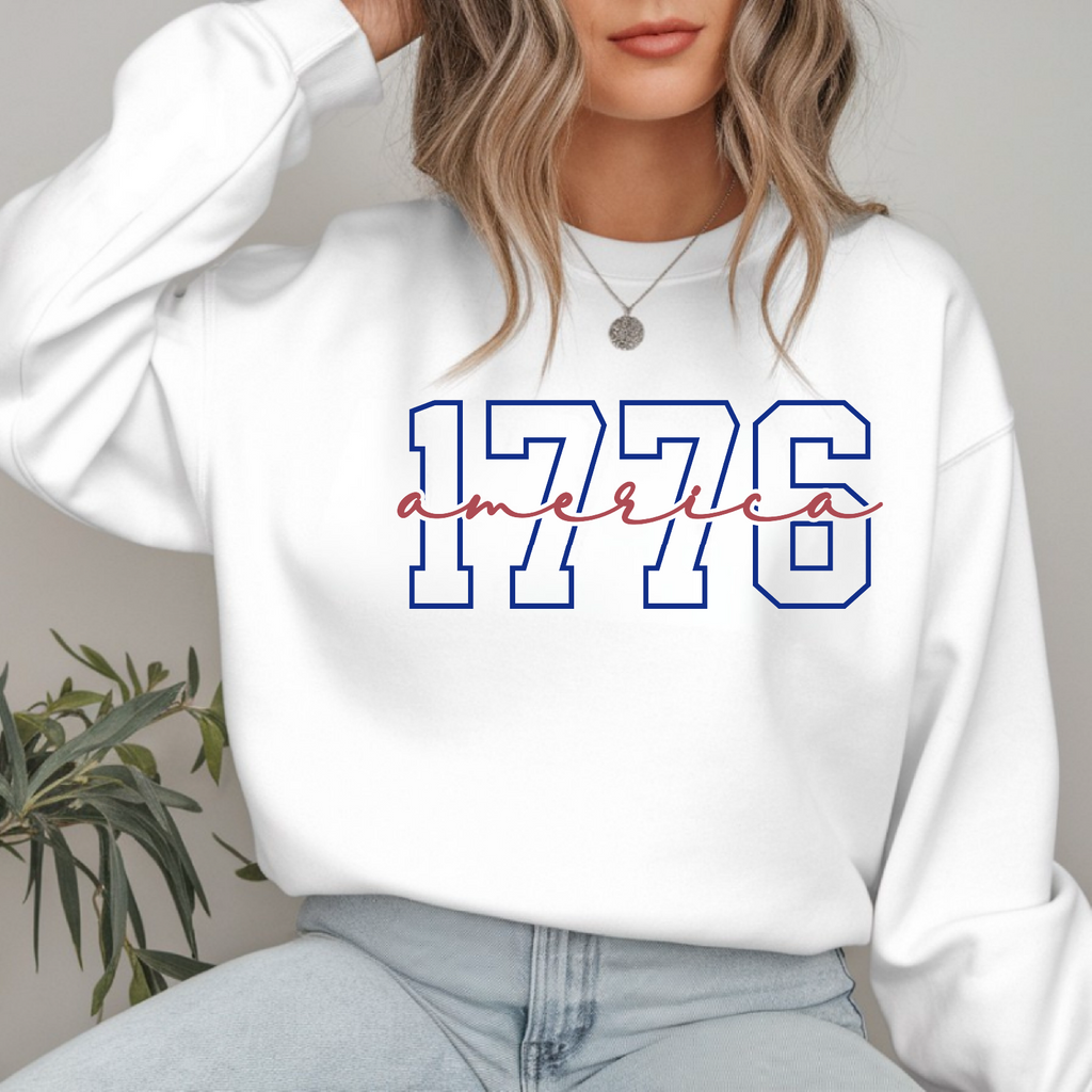 1776 America DTF Transfer – Patriotic Fourth of July Design