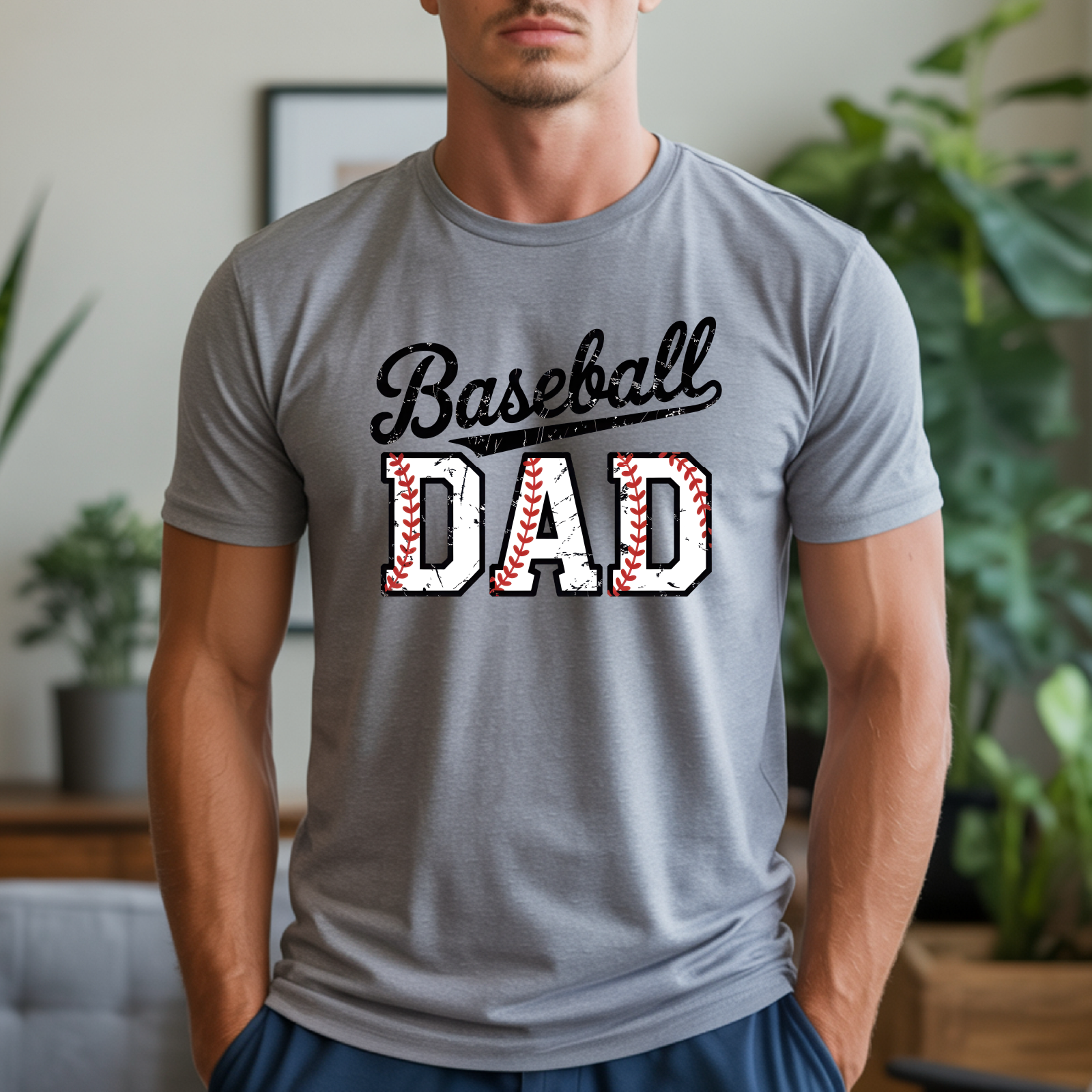 Baseball Dad DTF Heat Transfer