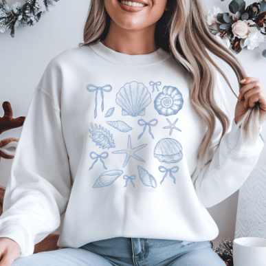 Coquette Seashell DTF Transfer