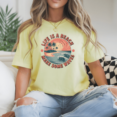 Life Is a Beach DTF Transfer