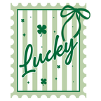 Lucky DTF Transfer – St. Patrick’s Day Bow Design