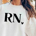 RN word art sweatshirt DTF Transfer
