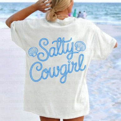 Salty Cowgirl DTF Transfer