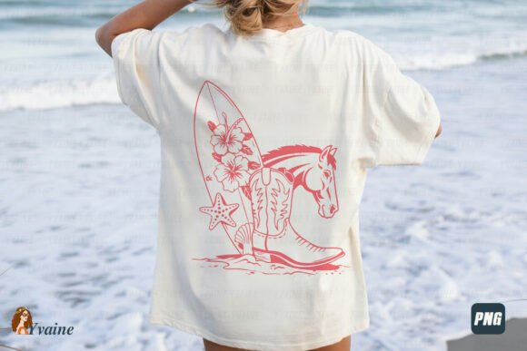 Coastal Western Beach DTF Transfer