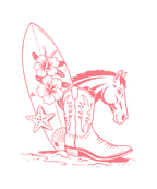 Coastal Western Beach DTF Transfer