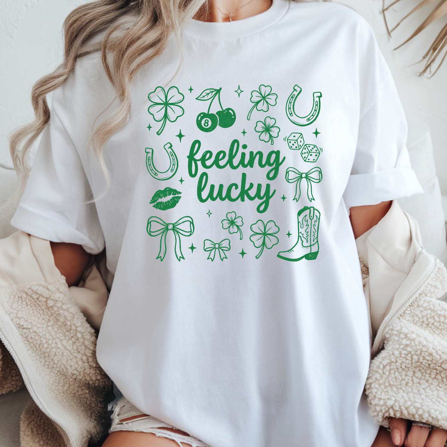 Feeling Lucky DTF Transfer