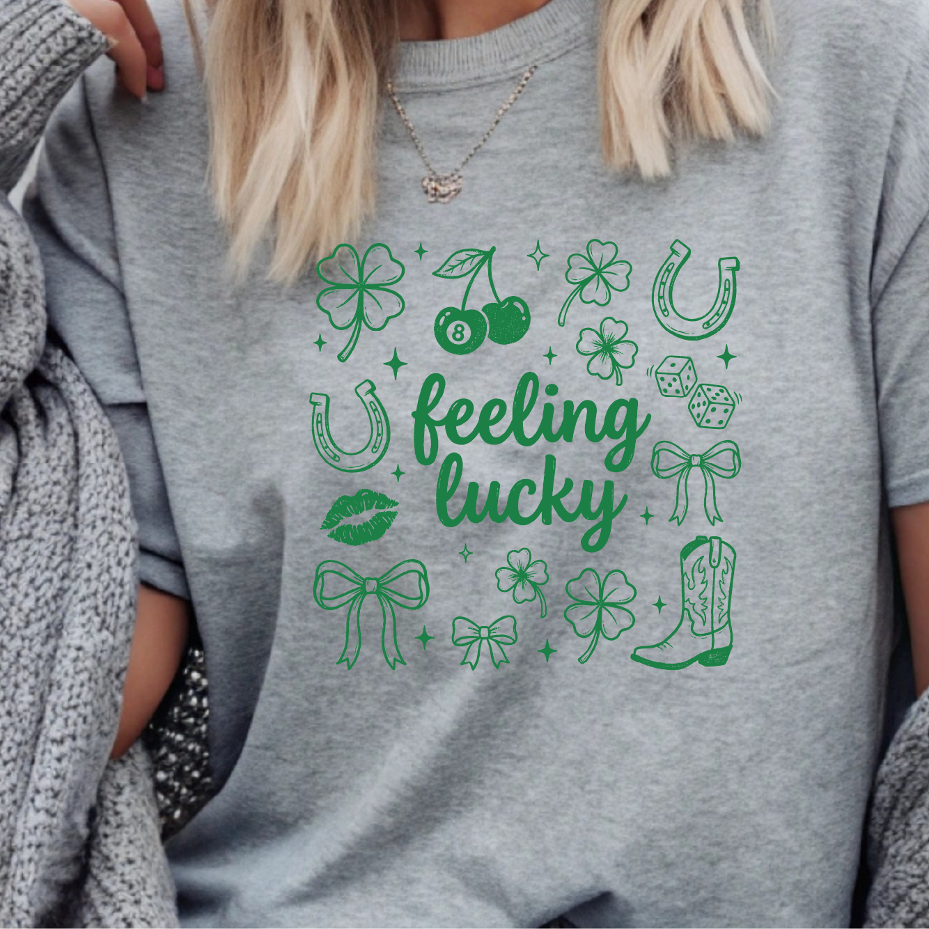 Feeling Lucky DTF Transfer