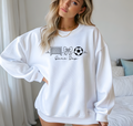 Soccer Game Day DTF Transfer – Bow & Soccer Design