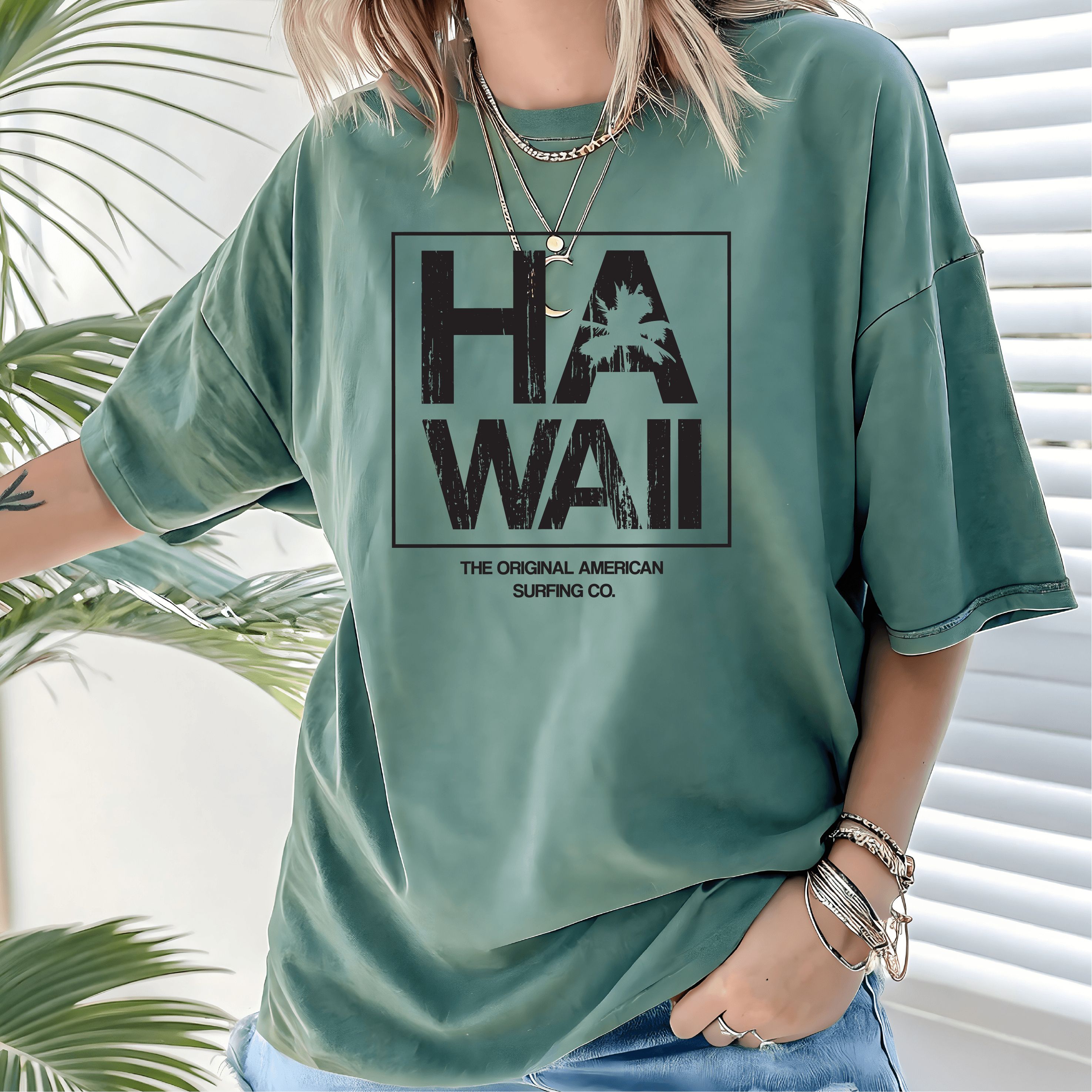 Hawaii Surf DTF Transfer – Vintage Island Surf Design