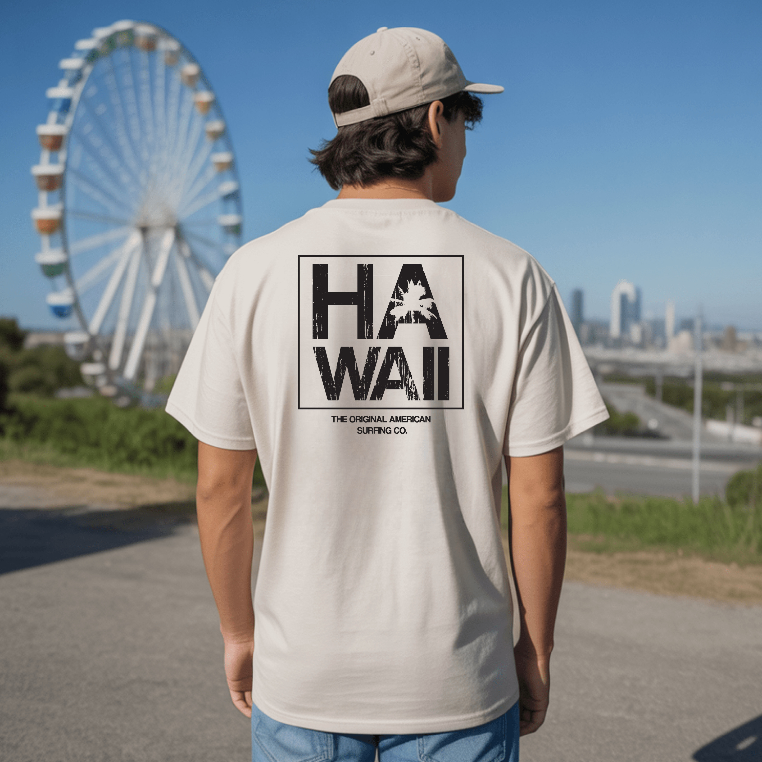 Hawaii Surf DTF Transfer – Vintage Island Surf Design