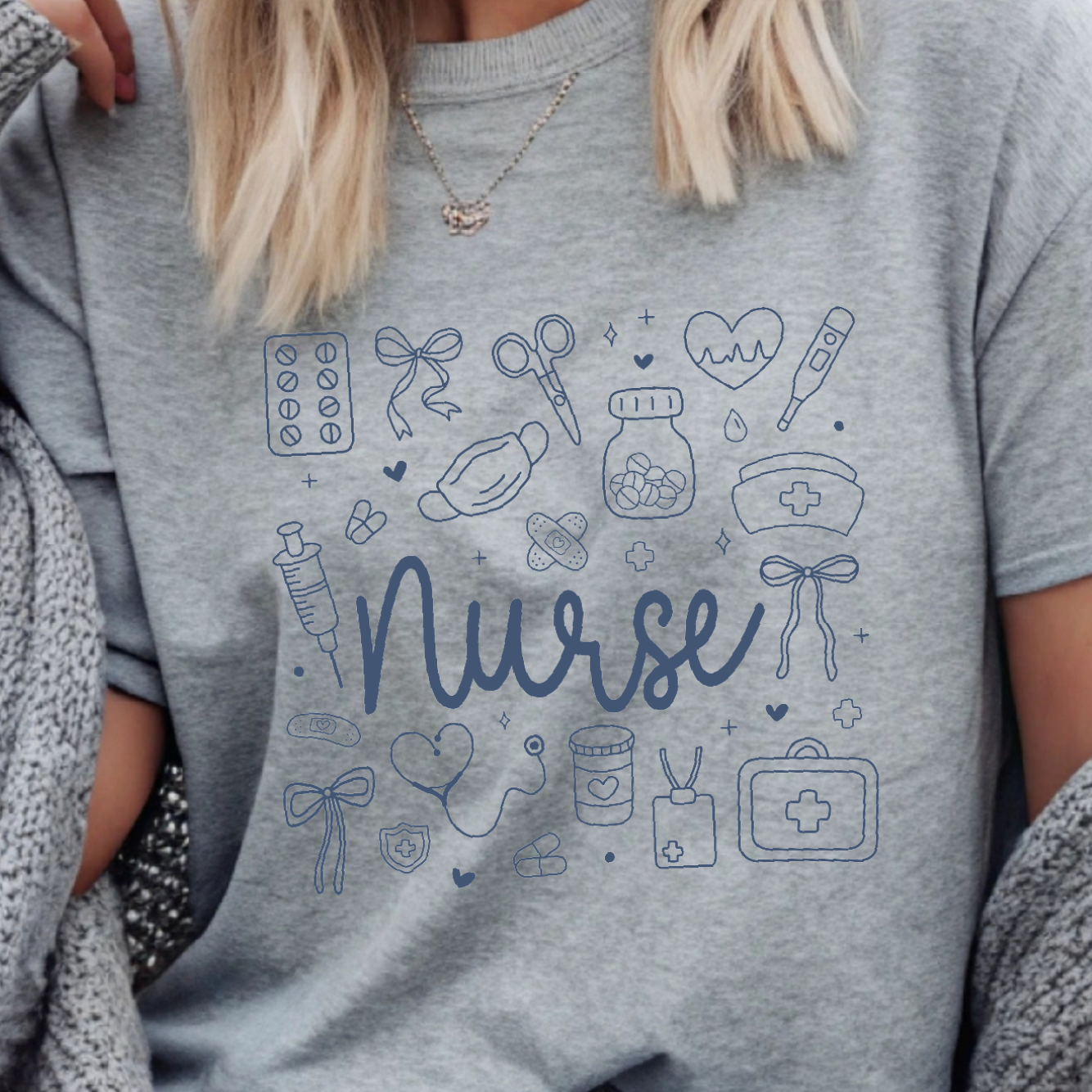 Nurse Doodle DTF Transfer