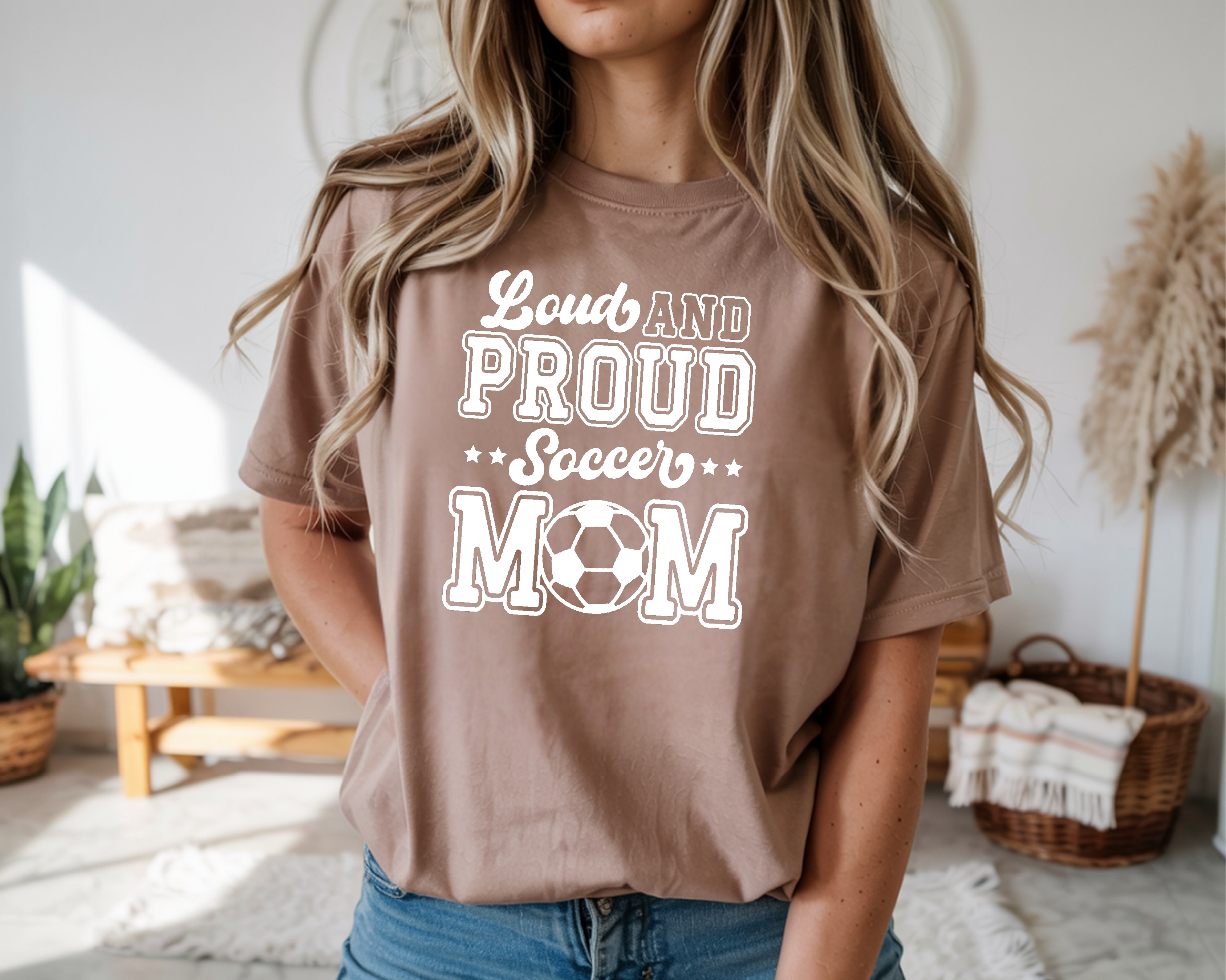 Loud and Proud Soccer Mom DTF Transfer